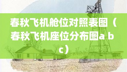 春秋飞机舱位对照表图（春秋飞机座位分布图a b c）