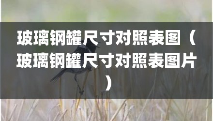 玻璃钢罐尺寸对照表图（玻璃钢罐尺寸对照表图片）