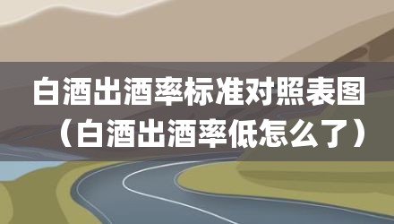 白酒出酒率标准对照表图（白酒出酒率低怎么了）