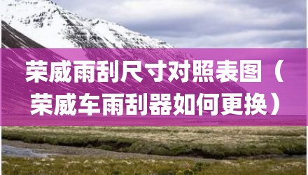 荣威雨刮尺寸对照表图（荣威车雨刮器如何更换）