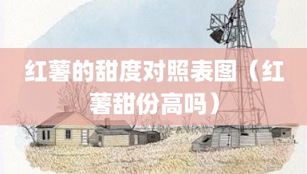红薯的甜度对照表图（红薯甜份高吗）