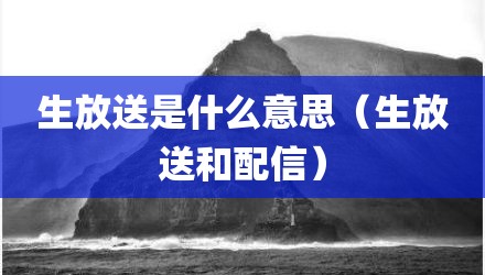 生放送是什么意思（生放送和配信）