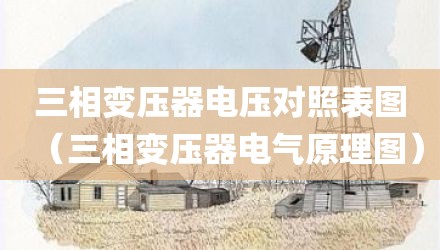 三相变压器电压对照表图（三相变压器电气原理图）