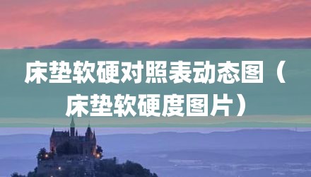 床垫软硬对照表动态图（床垫软硬度图片）