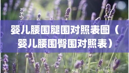 婴儿腰围腿围对照表图（婴儿腰围臀围对照表）