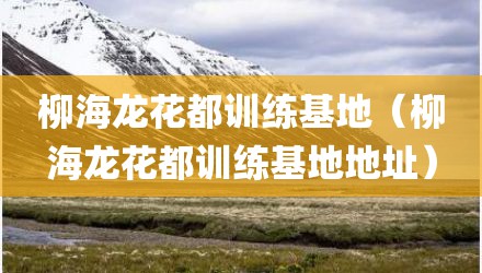 柳海龙花都训练基地（柳海龙花都训练基地地址）