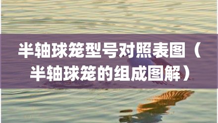 半轴球笼型号对照表图（半轴球笼的组成图解）