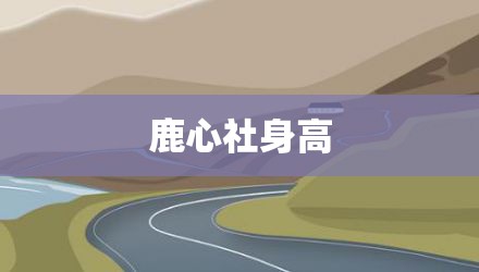 鹿心社身高