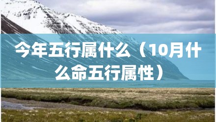 今年五行属什么（10月什么命五行属性）