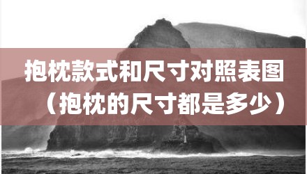 抱枕款式和尺寸对照表图（抱枕的尺寸都是多少）