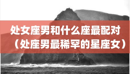 处女座男和什么座最配对（处座男最稀罕的星座女）