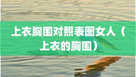 上衣胸围对照表图女人（上衣的胸围）
