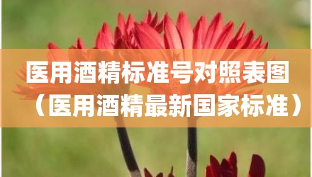 医用酒精标准号对照表图（医用酒精最新国家标准）