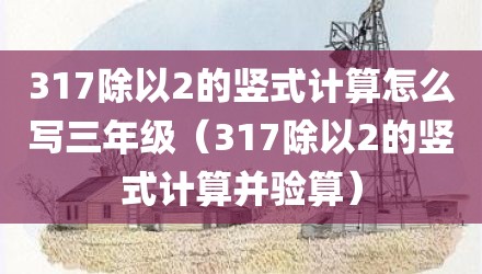 317除以2的竖式计算怎么写三年级(317除以2的竖式计算并验算)