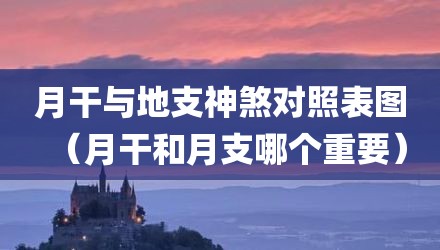 月干与地支神煞对照表图（月干和月支哪个重要）