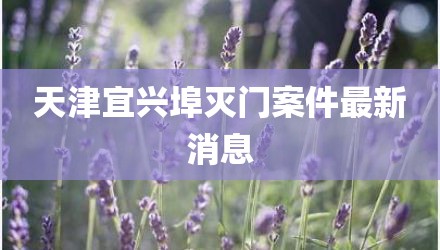 天津宜兴埠灭门案件最新消息