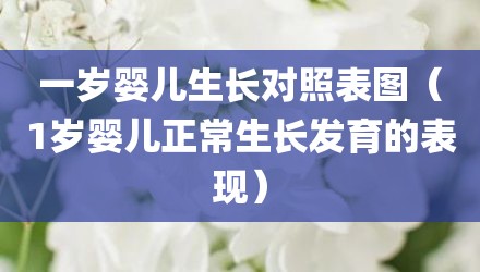 一岁婴儿生长对照表图(1岁婴儿正常生长发育的表现)