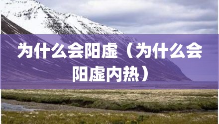 为什么会阳虚（为什么会阳虚内热）