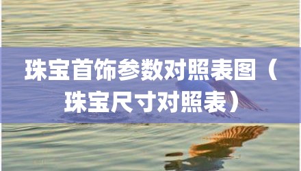珠宝首饰参数对照表图（珠宝尺寸对照表）