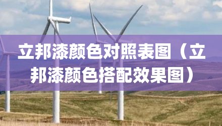 立邦漆颜色对照表图（立邦漆颜色搭配效果图）