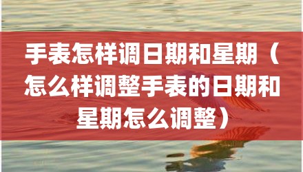 手表怎样调日期和星期（怎么样调整手表的日期和星期怎么调整）