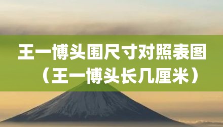 王一博头围尺寸对照表图（王一博头长几厘米）