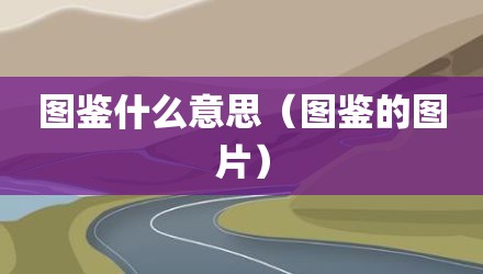 图鉴什么意思（图鉴的图片）