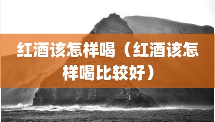 红酒该怎样喝（红酒该怎样喝比较好）