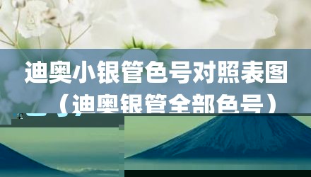 迪奥小银管色号对照表图（迪奥银管全部色号）