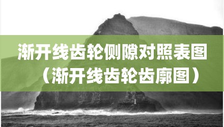 渐开线齿轮侧隙对照表图（渐开线齿轮齿廓图）