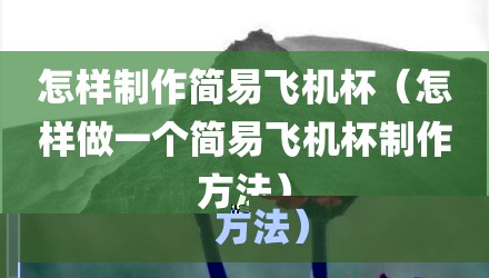 怎样制作简易飞机杯(怎样做一个简易飞机杯制作方法)