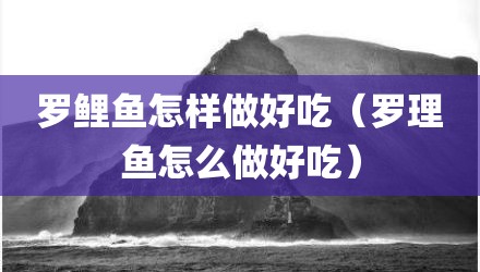 罗鲤鱼怎样做好吃(罗理鱼怎么做好吃)