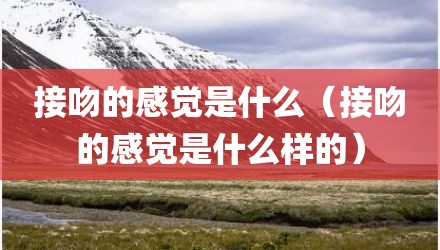 接吻的感觉是什么（接吻的感觉是什么样的）