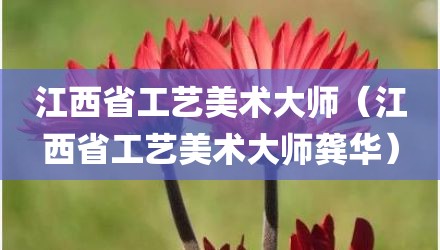 江西省工艺美术大师（江西省工艺美术大师龚华）