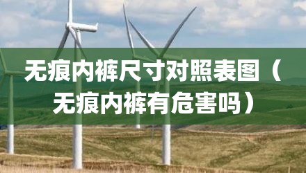 无痕内裤尺寸对照表图（无痕内裤有危害吗）