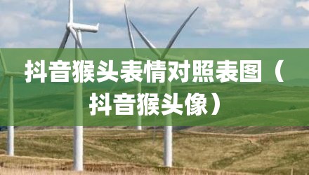抖音猴头表情对照表图（抖音猴头像）
