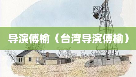 导演傅榆（台湾导演傅榆）