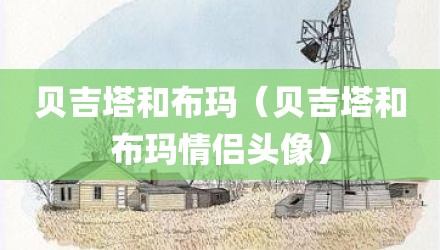 贝吉塔和布玛（贝吉塔和布玛情侣头像）
