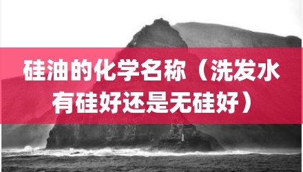 硅油的化学名称（洗发水有硅好还是无硅好）