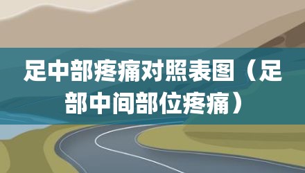 足中部疼痛对照表图（足部中间部位疼痛）