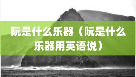 阮是什么乐器(阮是什么乐器用英语说)