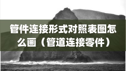 管件连接形式对照表图怎么画（管道连接零件）
