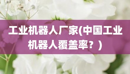 工业机器人厂家(中国工业机器人覆盖率？)