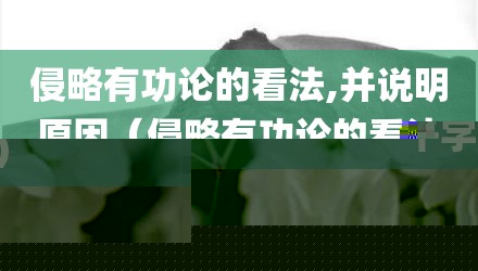 侵略有功论的看法,并说明原因（侵略有功论的看法一千字）