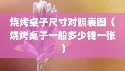烧烤桌子尺寸对照表图（烧烤桌子一般多少钱一张）