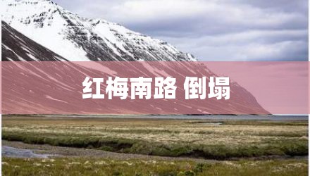 红梅南路 倒塌