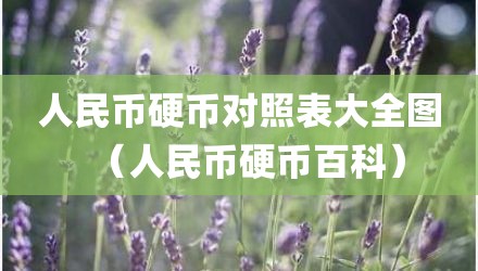 人民币硬币对照表大全图（人民币硬币百科）