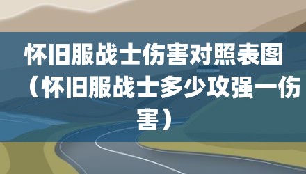 怀旧服战士伤害对照表图（怀旧服战士多少攻强一伤害）