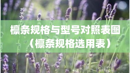檩条规格与型号对照表图（檩条规格选用表）