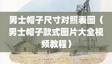 男士帽子尺寸对照表图（男士帽子款式图片大全视频教程）